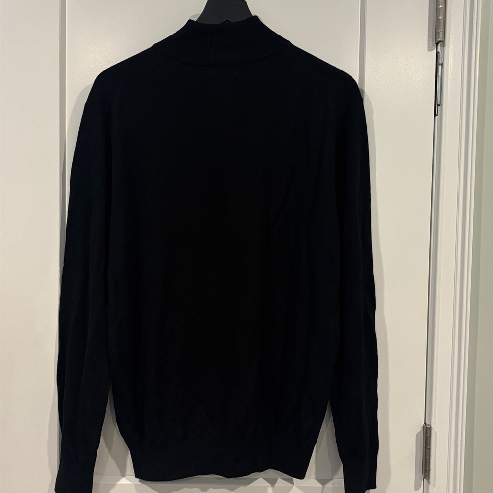 Collars & Co Mens Australian Merino Wool Quarter Zip Sweater Large - Picture 9 of 9